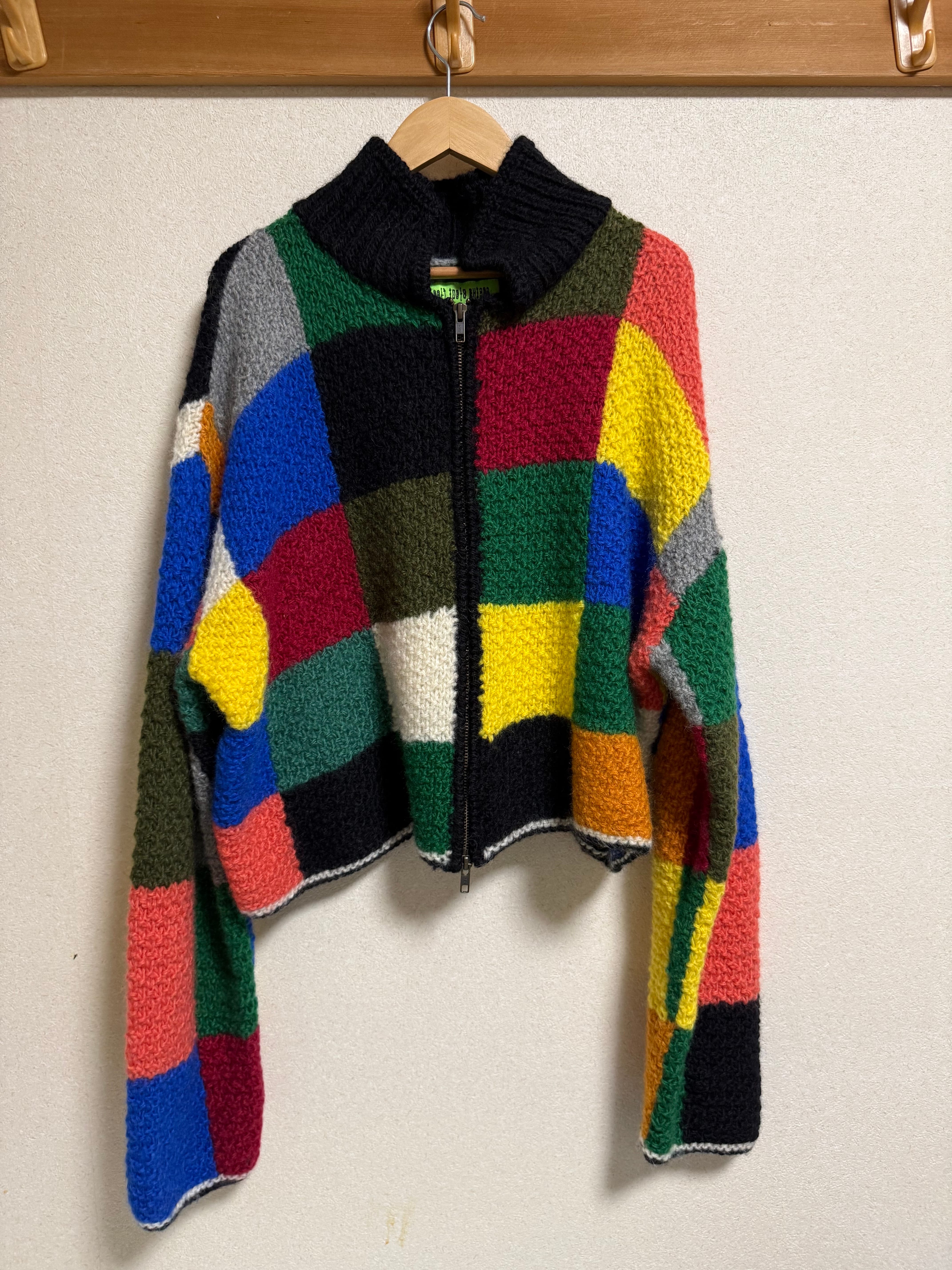 カクタスプラントフリーマーケット CPFM パズル ジップ セーター "ブラック" (※HUMAN MADEとのコラボレーションではありません)