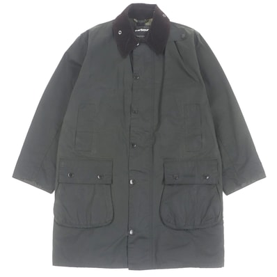 美品 バブアー
ジャケット BORDER WAX JACKET カーキ メンズ 36 MWX0008SG91