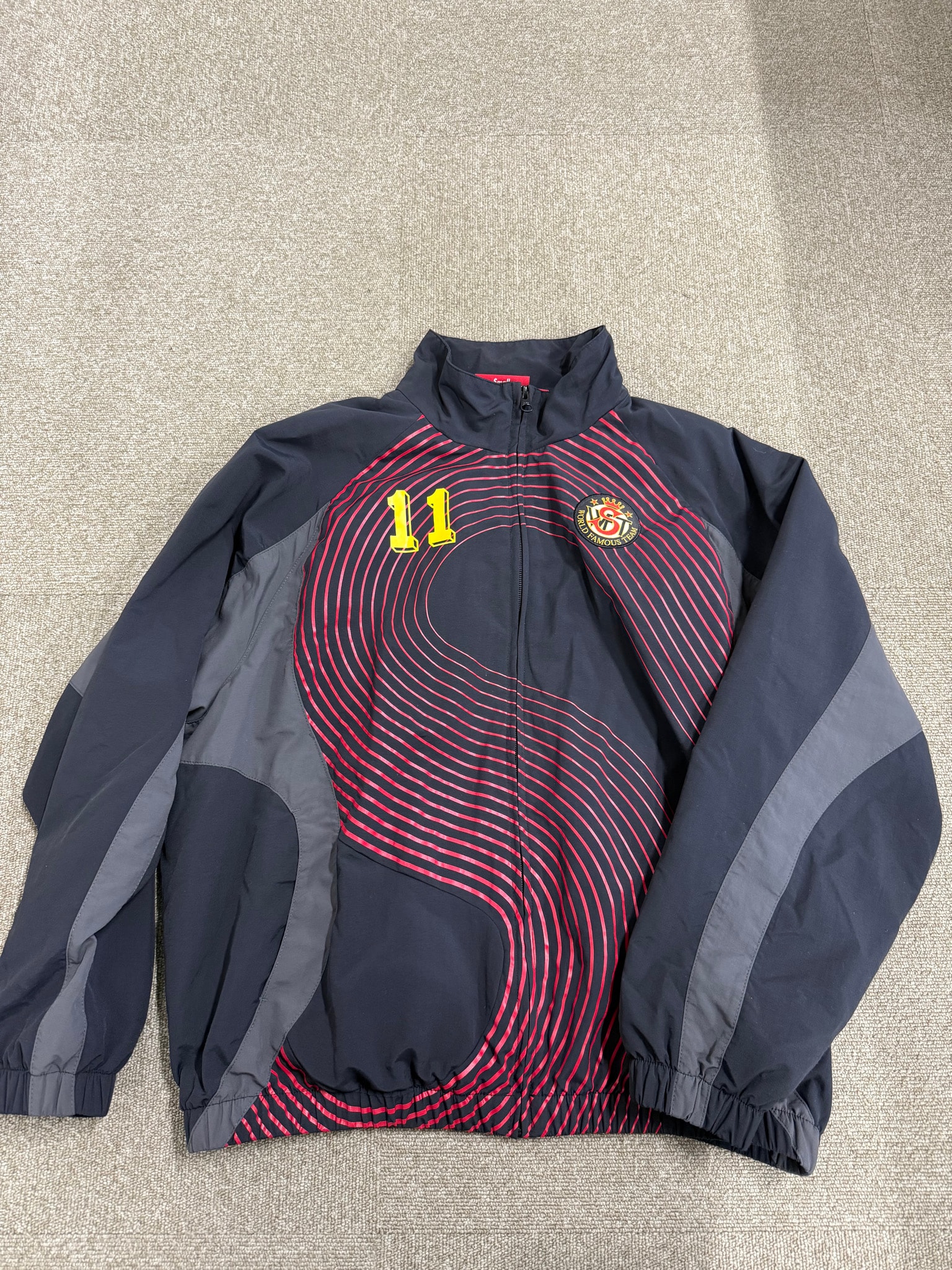 Supreme S Logo Track Jacket "Black"
