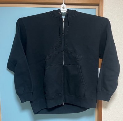 Supreme x Jordan Hooded Sweatshirt "Black"