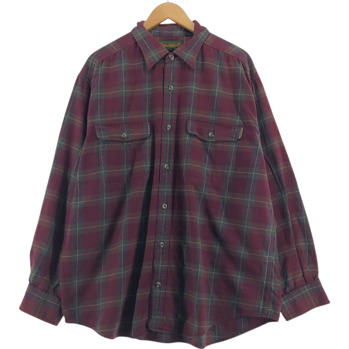 古着 90年代 ティンバーランド Timberland 長袖 フランネルチェックシャツ メンズXL相当 ヴィンテージ/eaa514794