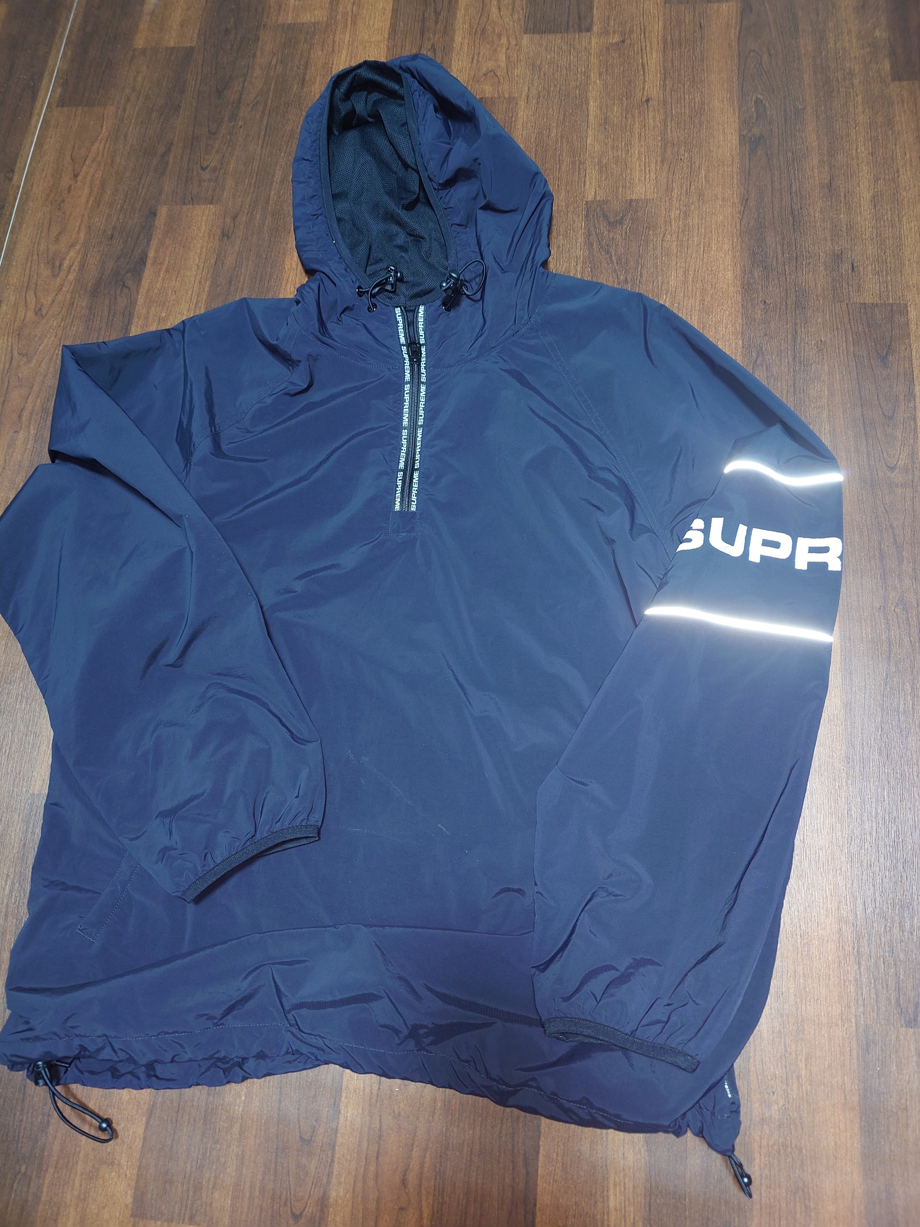 Supreme nylon ripstop hooded pullover