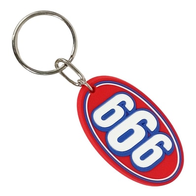 SUPREME シュプリーム 666 Keychain ラバー キーホルダー 41174