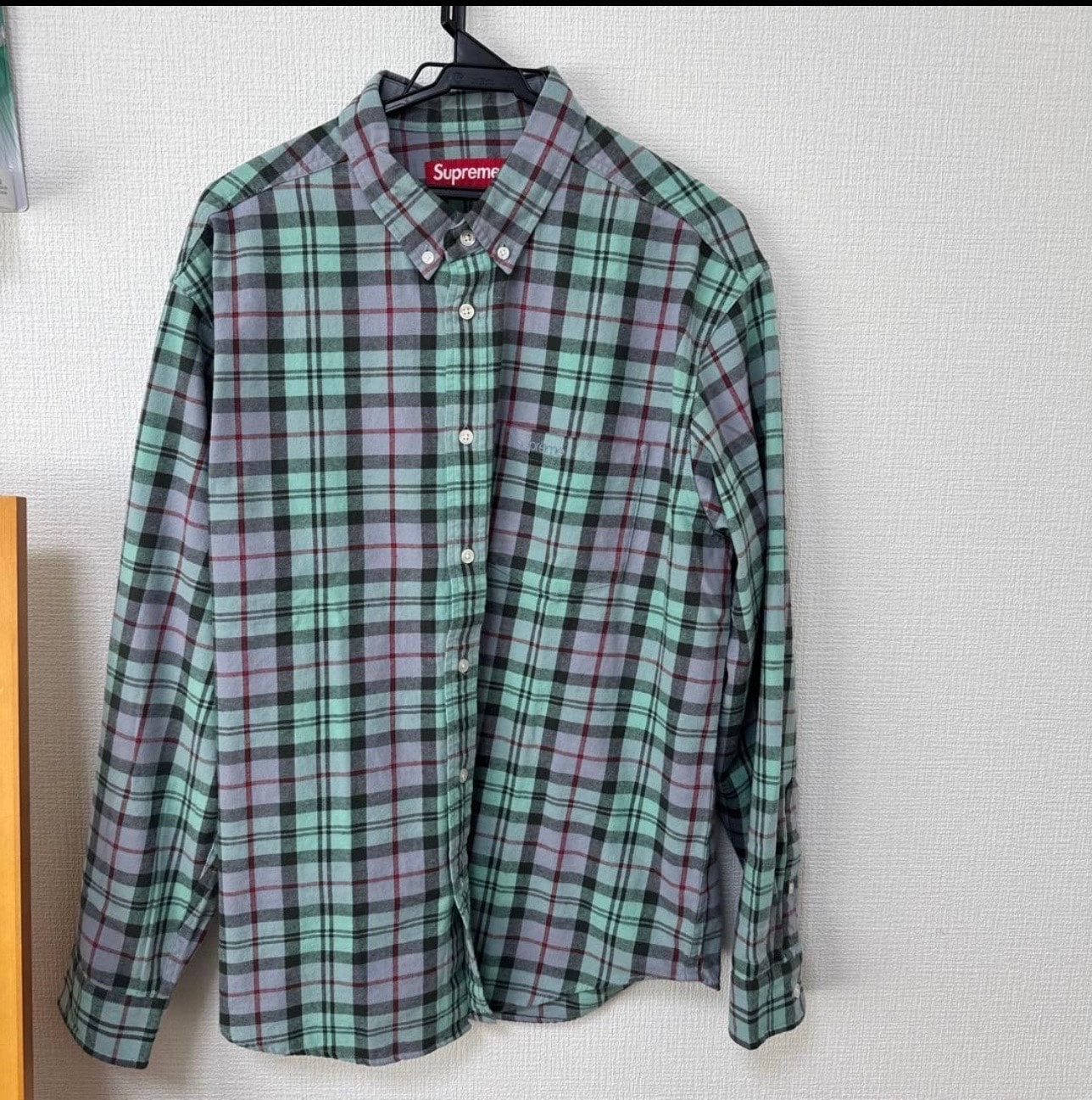 Supreme Plaid Flannel Shirt "Blue" (24FW)