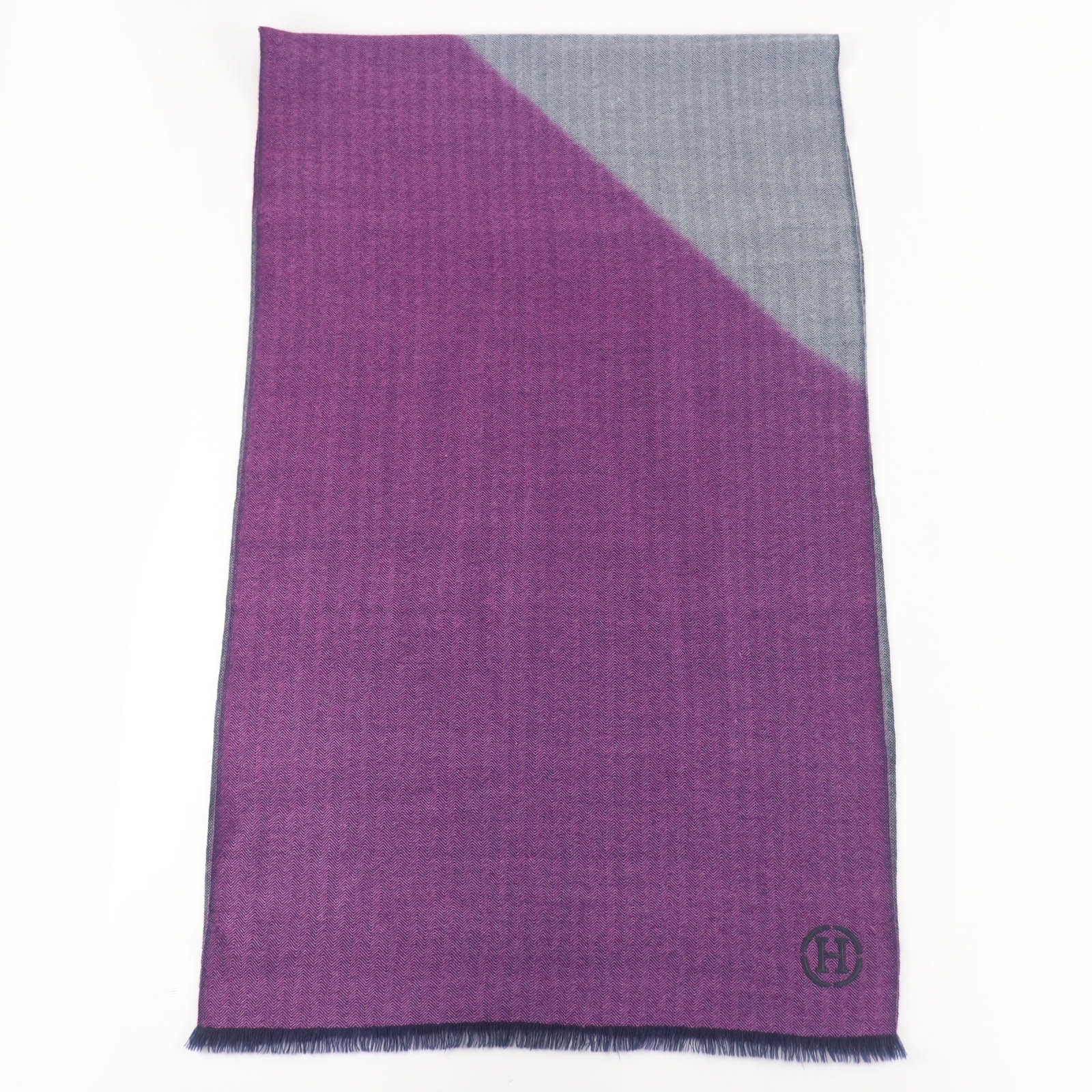 美品 エルメス ストール パープル レディース