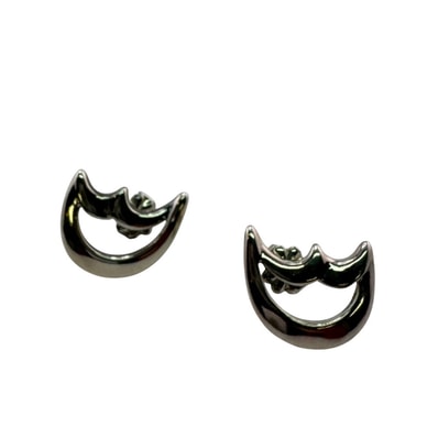 ティファニー TIFFANY&Co. ピアス クレセントムーン ピアス 両耳用 三日月 3.7g シルバー