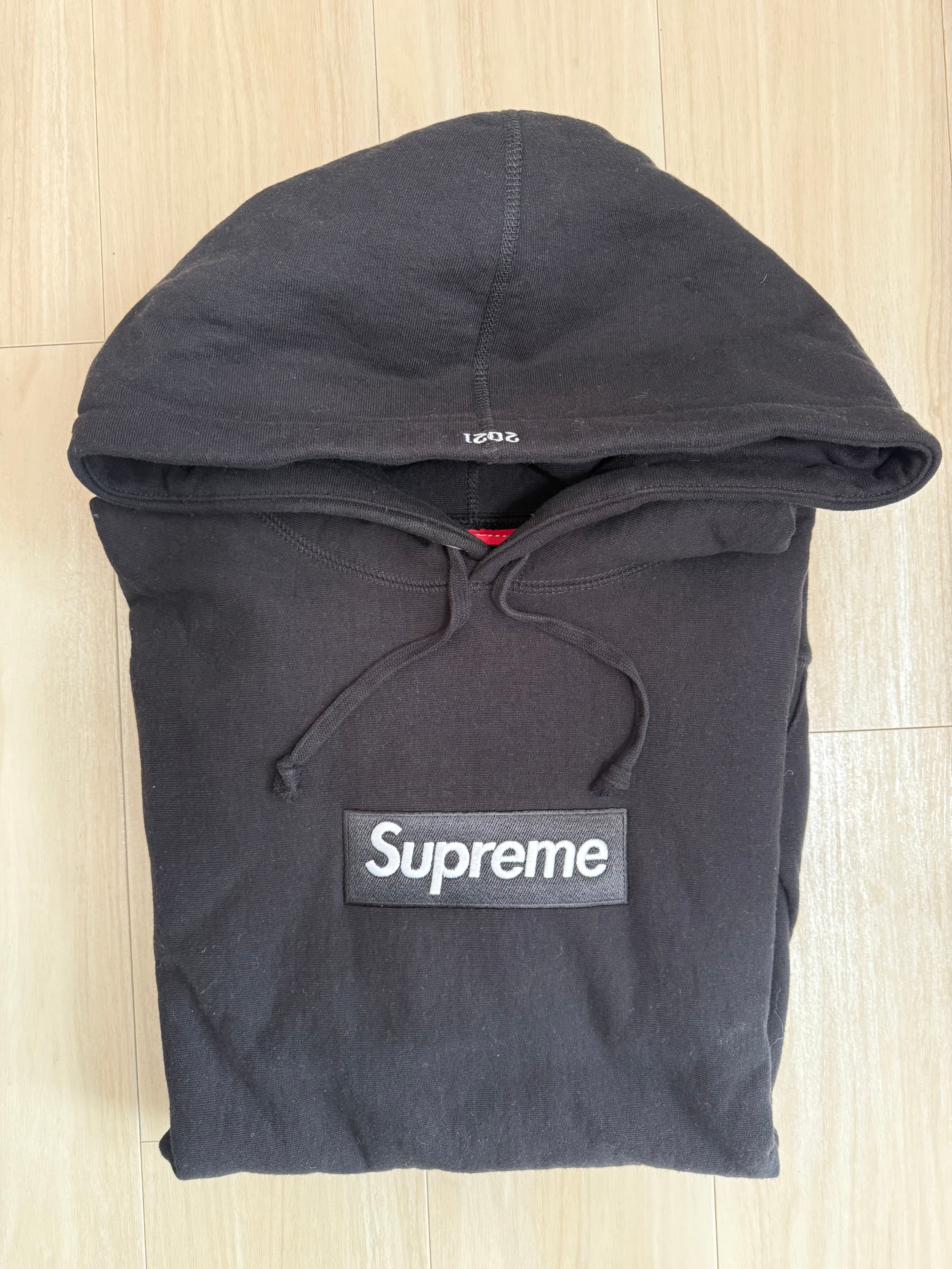 Supreme Box Logo Hooded Sweatshirt "Black" (21FW)