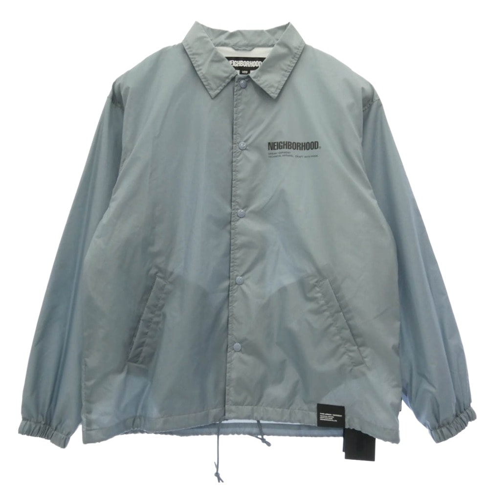 NEIGHBORHOOD ネイバーフッド 23SS 231TSNH-JKM01 WINDBREAKER JACKET ウィンドブレーカーナイロン コーチジャケット ライトブルー系 L【新古品】【未使用】【中古】