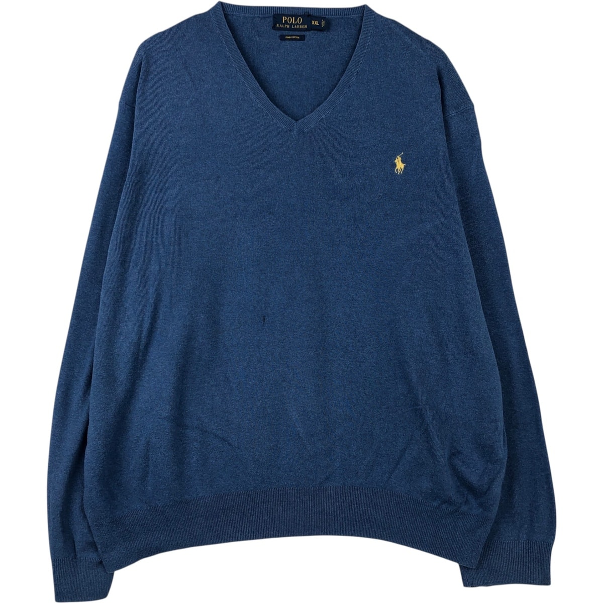 古着 ラルフローレン Ralph Lauren POLO RALPH LAUREN ピマコットンニットセーター メンズXXL相当/eaa616662