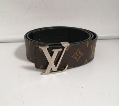 Louis Vuitton LV Initiales 40MM Reversible Belt Monogram "Silver"