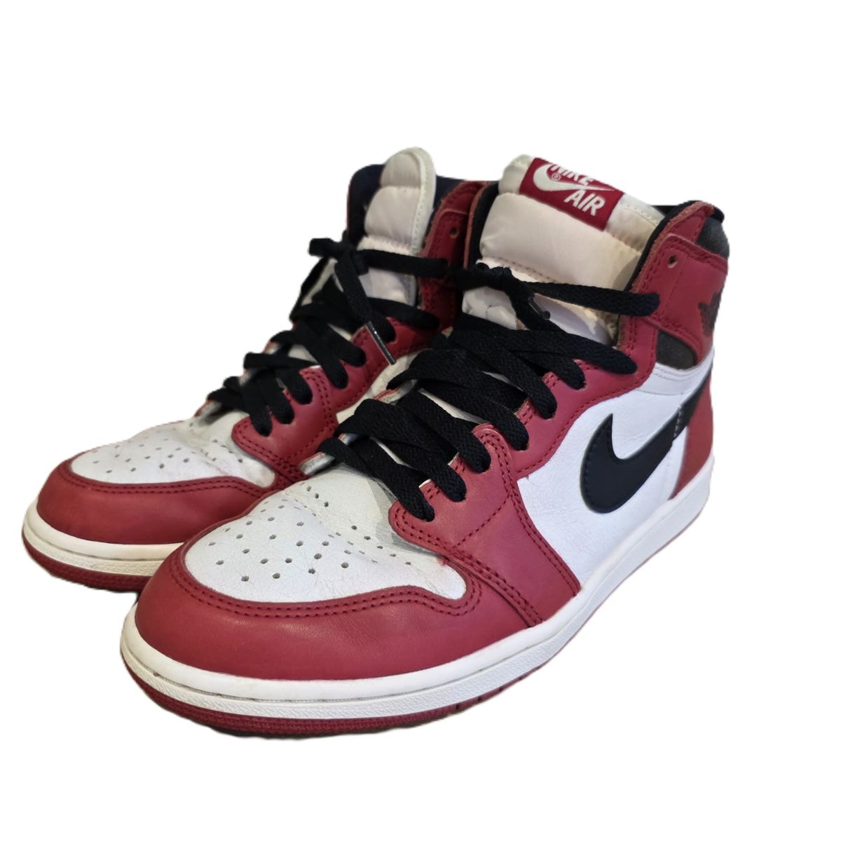 NIKE ナイキ AIR JORDAN 1 CHICAGO エアジョーダン 1 レトロ ハイ OG シカゴ ロスト & ファウンド 27cm スニーカー DZ5485-612 レッド ホワイト ブラック メンズ【中古】