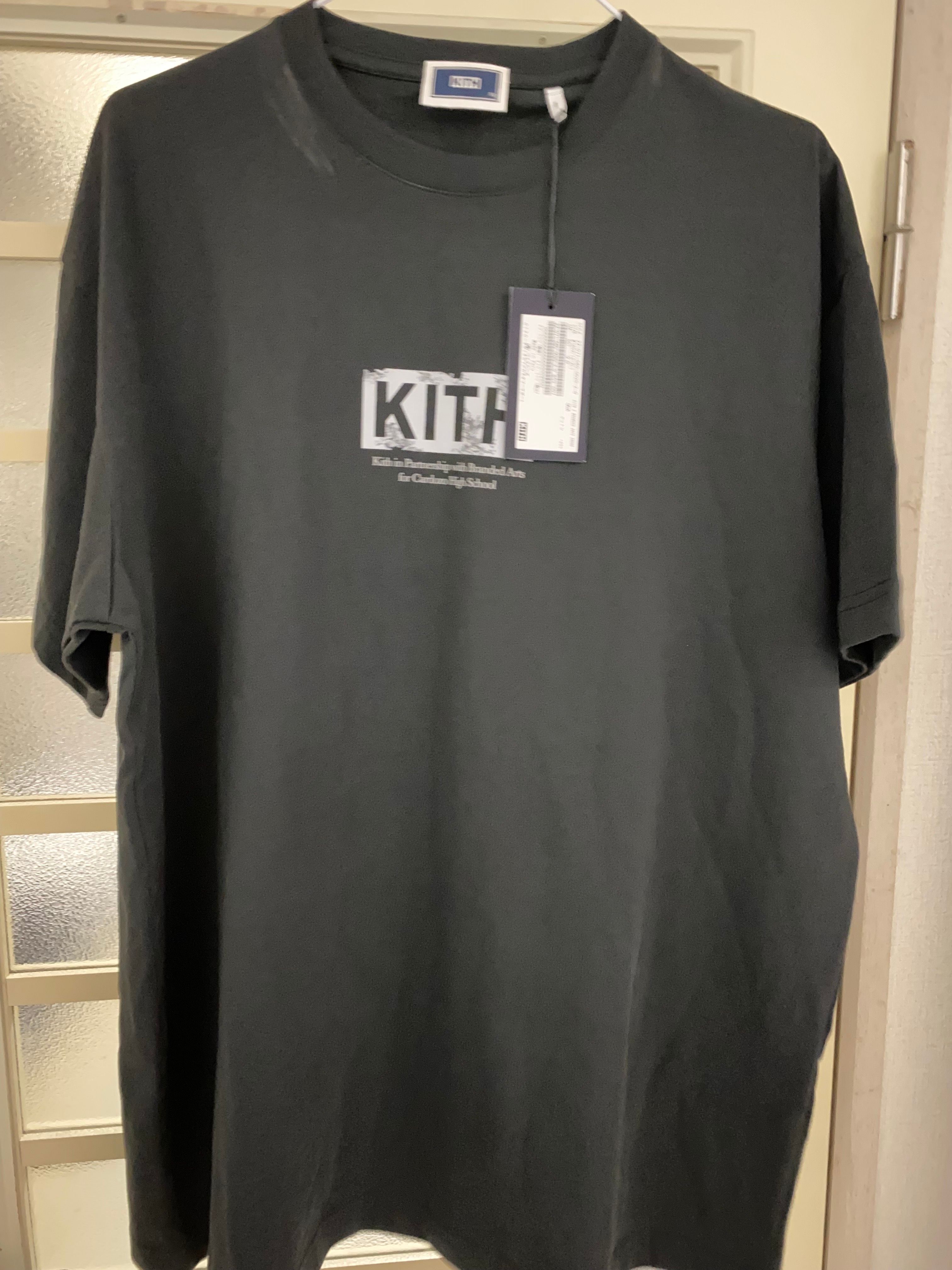 Kith for Branded Arts Eroded Logo Student Tee "Black"