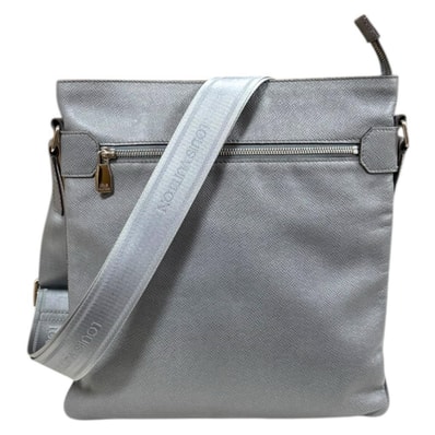 ルイヴィトン サシャ タイガ ショルダーバッグ タイガレザー M32630 グレー メンズ LOUIS VUITTON 中古