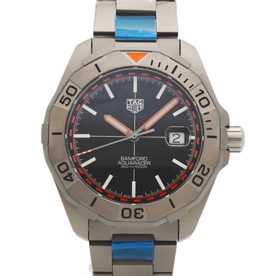 【6wdd0301】タグホイヤー アクアレーサー ヴァンフォード リミテッドエディション WAY208F 黒文字盤【中古】腕時計 メンズ