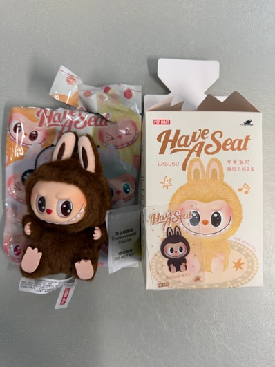 POP MART THE MONSTERS (LABUBU) Have a Seat Plush Series DUODUO (Secret)