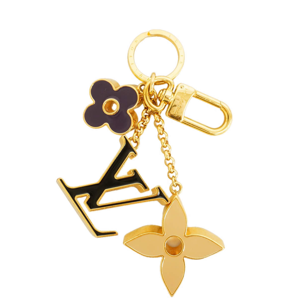 C (やや傷や汚れあり)】ルイヴィトン バッグ チャーム・LV サークル
