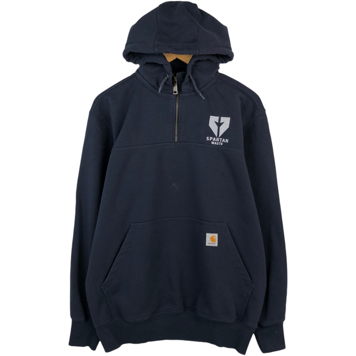 古着 カーハート Carhartt ORIGINAL FIT スウェットハーフジップパーカー メンズM相当/eaa624597