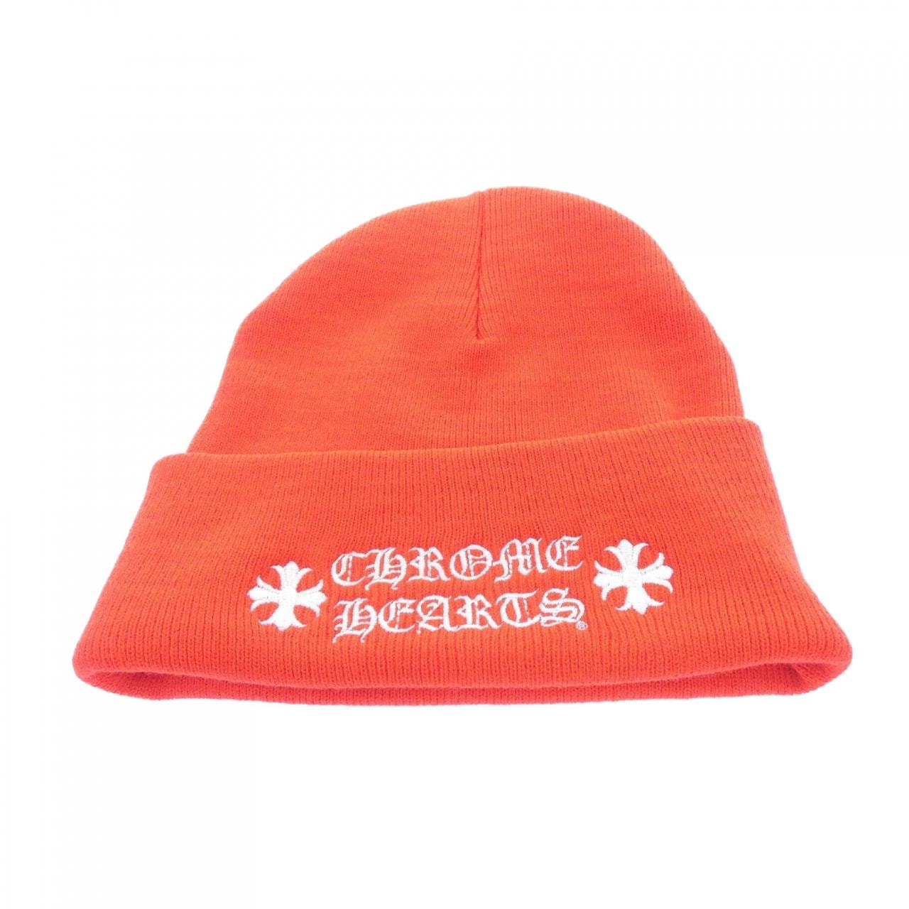 Chrome Hearts Wool Watch Cap Logo Embroidery Beanie "Orange"