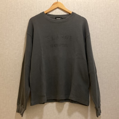 XLARGE 【エクストララージ】長袖 スウェット ブランドロゴ グレー L