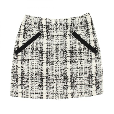 ルイ・ヴィトン LOUIS VUITTON ツイード スカート 衣料品 ボトムス コットン ナイロン レディース ブラック系 / ホワイト系 【中古】
