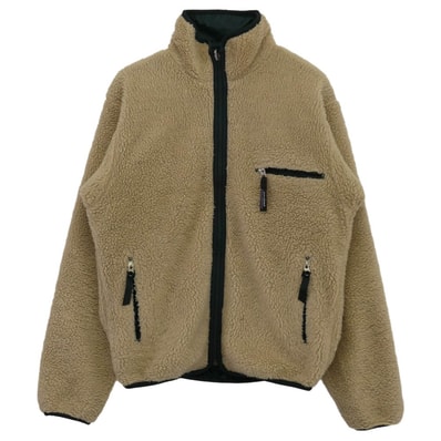 patagonia パタゴニア ジャケット 98AW 29321 98年 USA製 GLISSADE グリセード リバーシブル フリース ジャケット ナチュラル×ハンター ベージュ系 グリーン系 XS【中古】