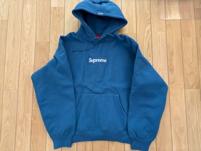 Supreme Box Logo Hooded Sweatshirt "Blue" (23FW)