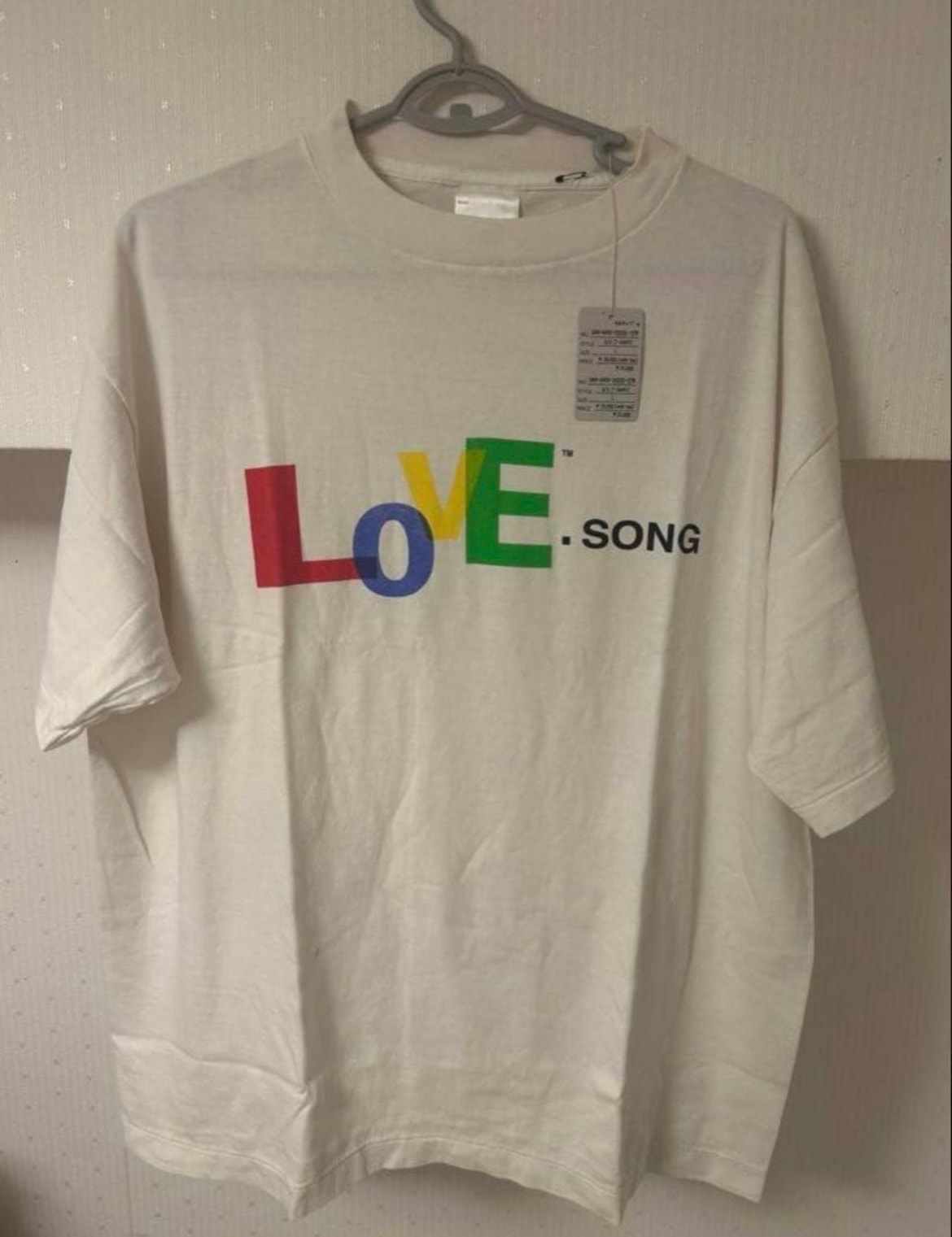 SAINT Mxxxxxx S/S Tee Love Song "White"