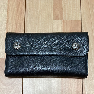 Chrome Hearts Wave Wallet Leather "Black"