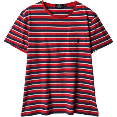 古着 ラルフローレン Ralph Lauren POLO RALPH LAUREN CUSTOM SLIM FIT マルチボーダー 半袖 ボーダーTシャツ メンズL相当/eaa589458