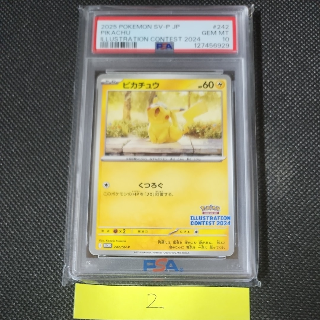 ピカチュウ [SV-P 242](プロモカードパック「イラストレーションコンテスト 2024 受賞作品プロモカード化記念キャンペーン」)