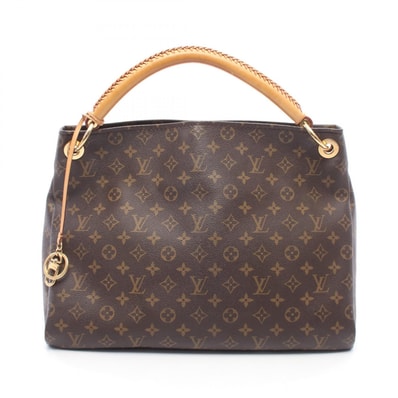 ルイ・ヴィトン LOUIS VUITTON アーツィーMM ショルダーバッグ バッグ PVCコーティングキャンバス レザー モノグラム レディース ブラウン系 M40249 【中古】
