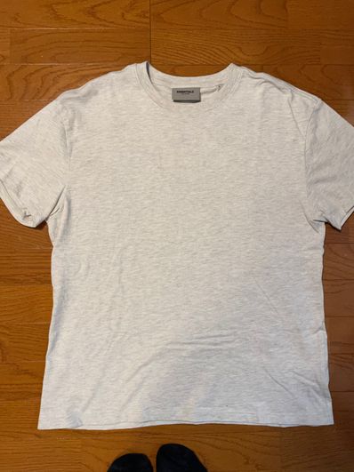 FEAR OF GOD ESSENTIALS Short Sleeve Tee "Light Heather Oatmeal"