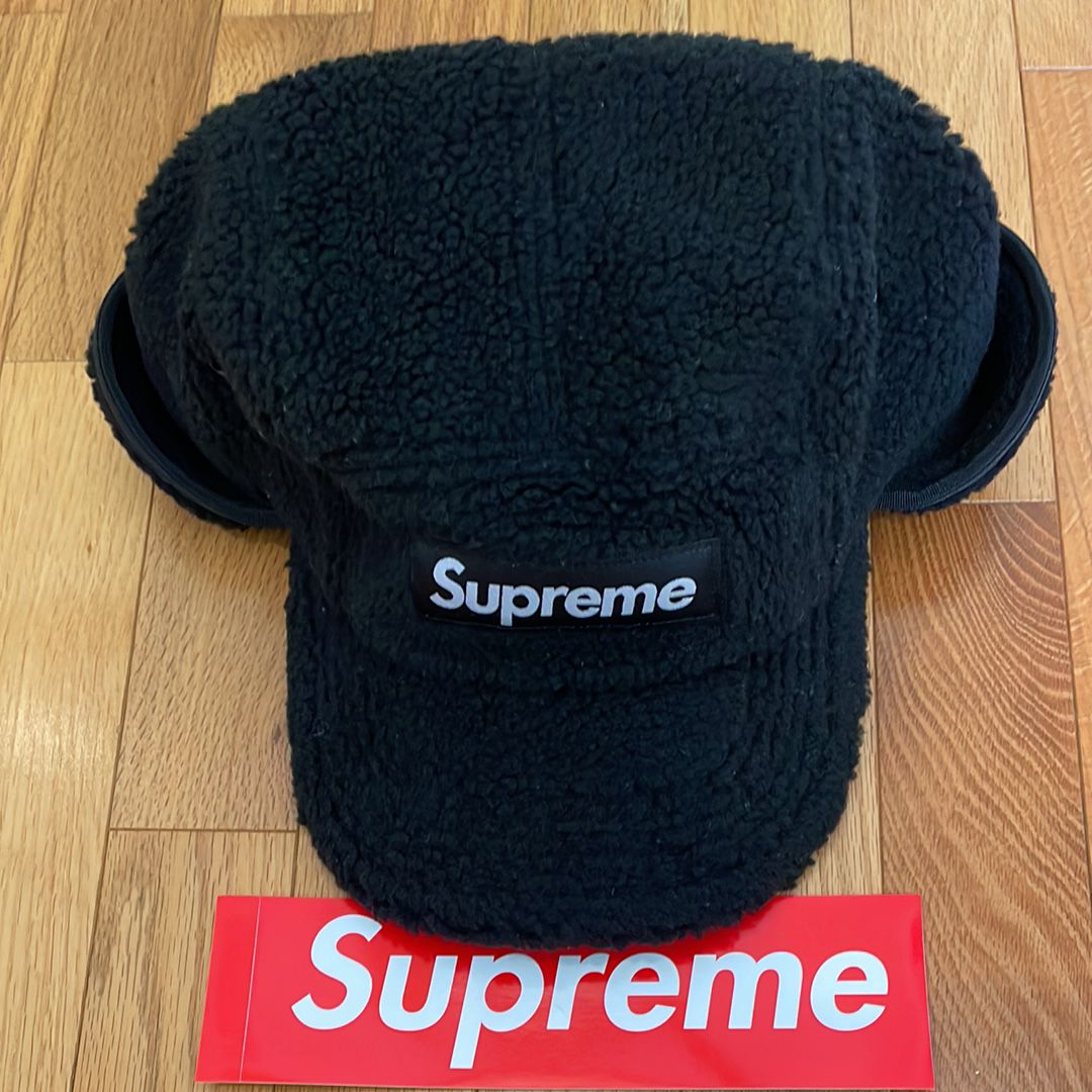 Supreme Deep Pile Earflap Camp Cap