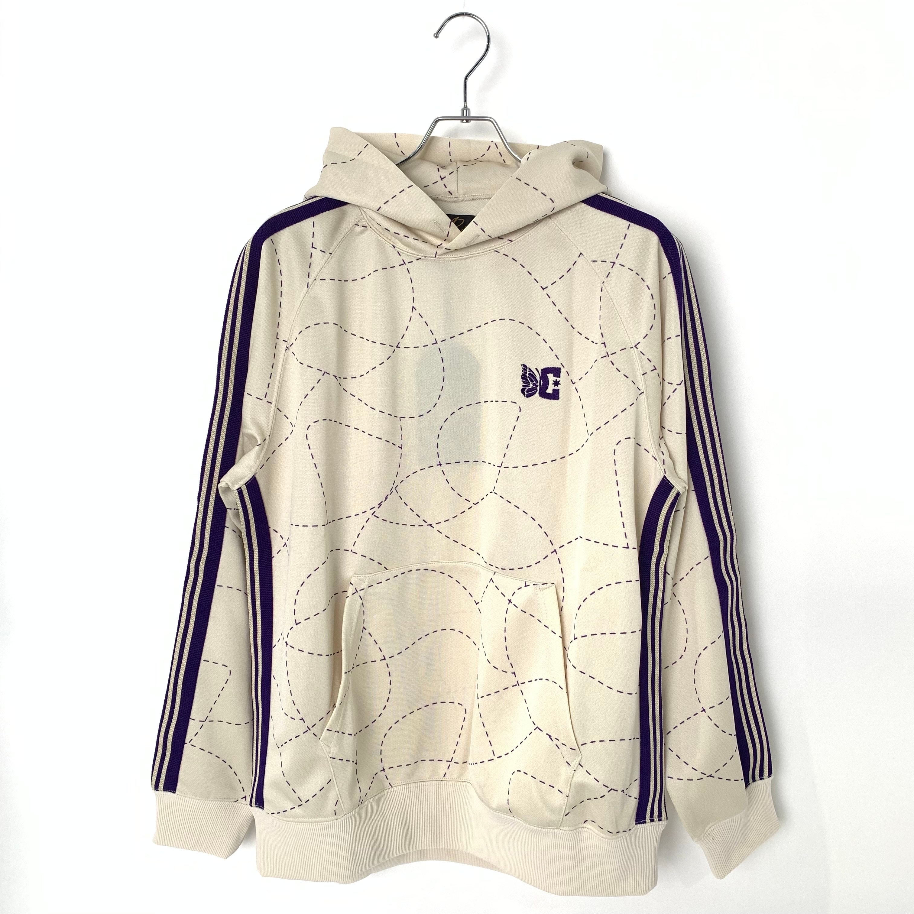 Needles x DC SHOES Track Hoody - Poly Smooth / Printed "Ivory"
