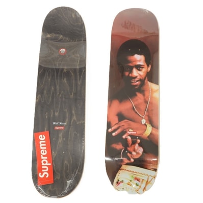 【中古】シュプリーム Supreme 2022年春夏 Al Green Skateboard スケートボード デッキ スケボー ブラウン系【サイズ8.25x 32.25】【メンズ】