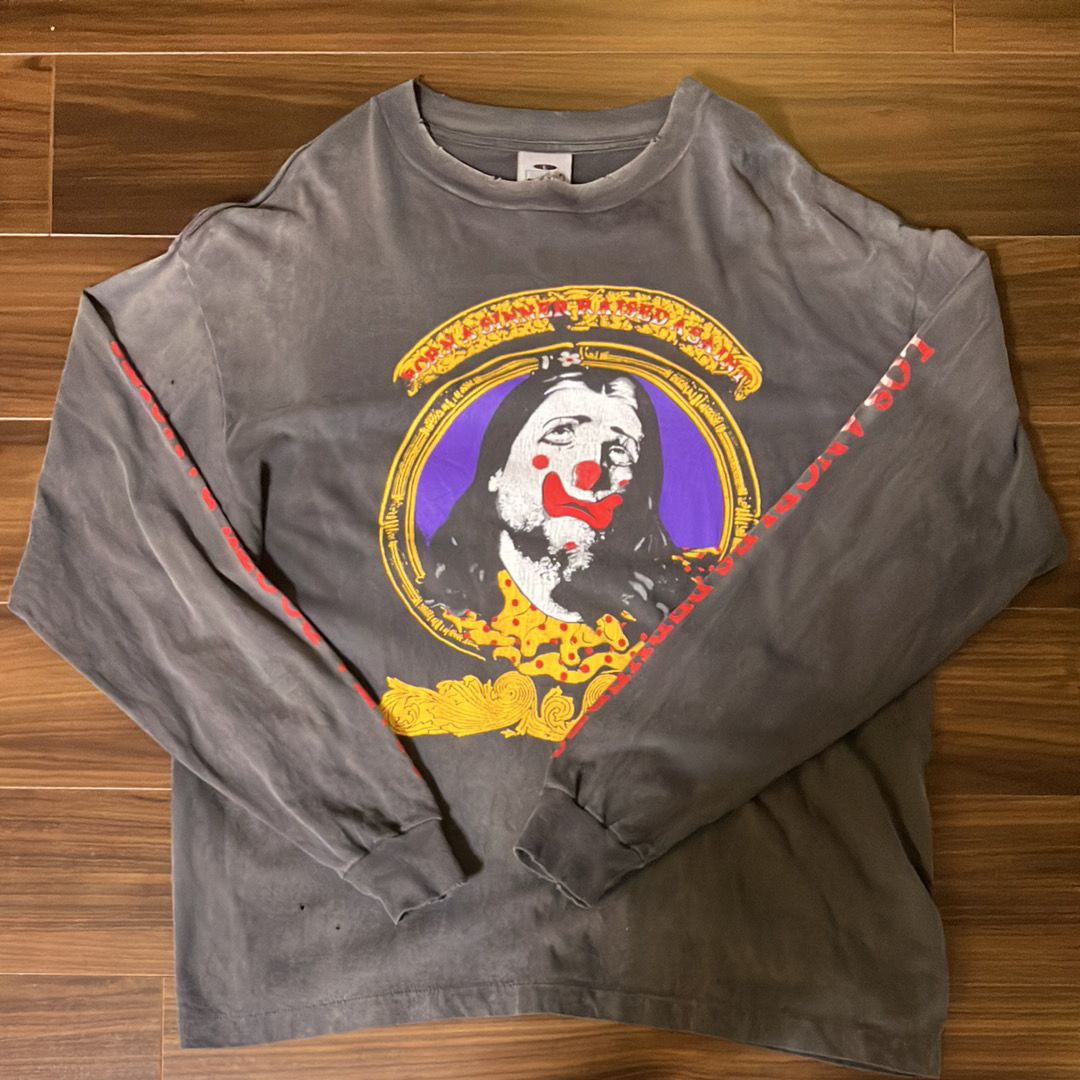 SAINT Mxxxxxx x Born x Raised BR_LS Tee_Born Saint "Black"