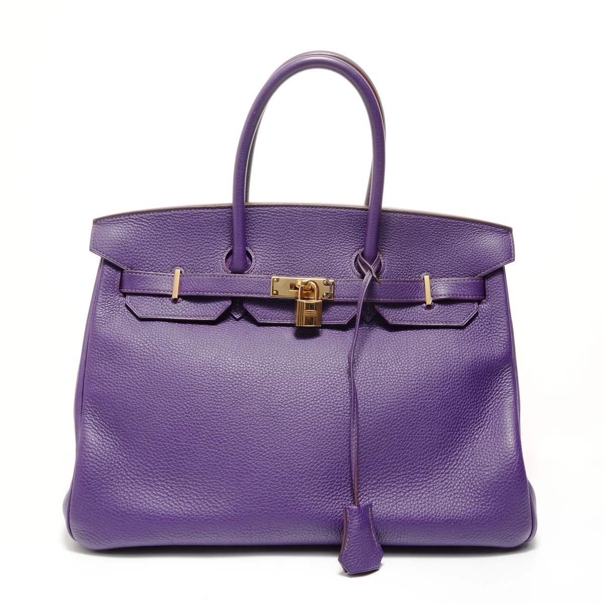 エルメス HERMES □P刻印 2012年製 バーキン35 トゴ アイリス 内縫い ハンドバッグ【中古】