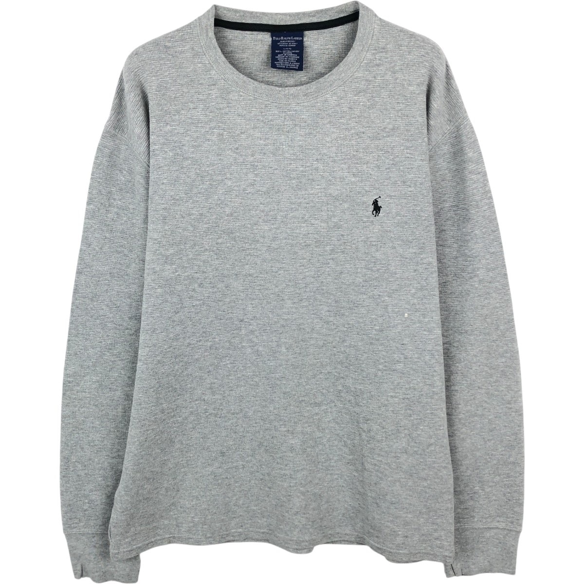 古着 ラルフローレン Ralph Lauren POLO RALPH LAUREN SLEEPWEAR サーマルロンT ワッフル メンズL相当/eaa662133