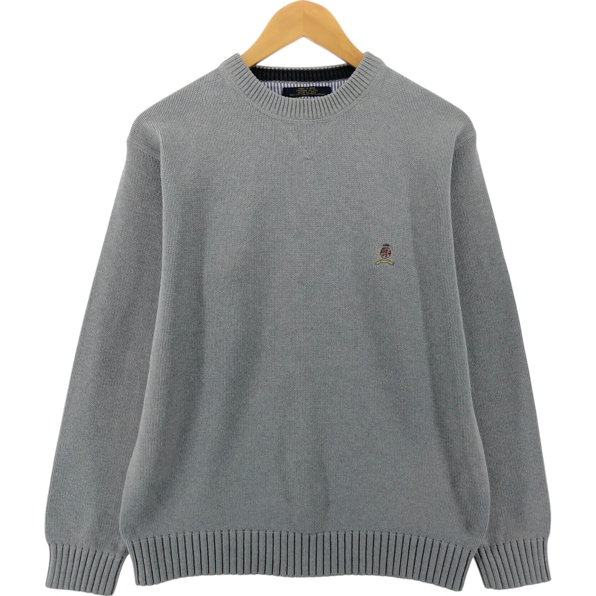 古着 00年代 トミーヒルフィガー TOMMY HILFIGER コットンニットセーター メンズS相当/eaa546645