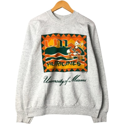 古着 90年代 フルーツオブザルーム FRUIT OF THE LOOM カレッジ キャラクタースウェットシャツ トレーナー USA製 メンズXL相当 ヴィンテージ/eaa593483