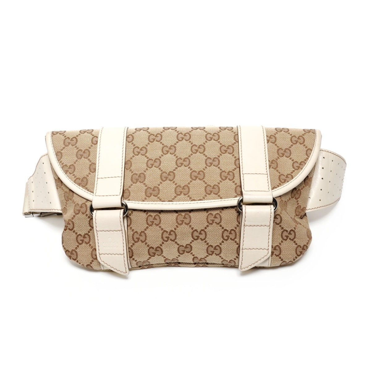 グッチ GUCCI GGキャンバス ウエストバッグ【中古】