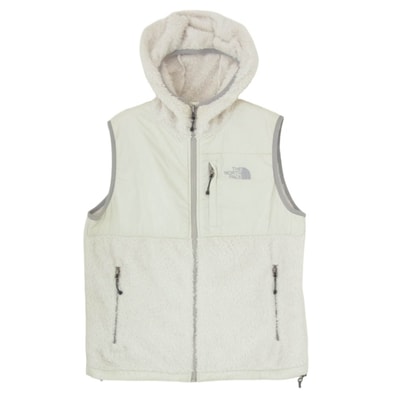 THE NORTH FACE ノースフェイス ベスト NAW45004 DENALI VEST デナリ ボア フーデッド ベスト ホワイト系 M【中古】