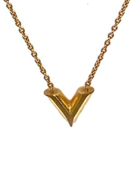 Louis Vuitton Essential V Necklace "Gold"
