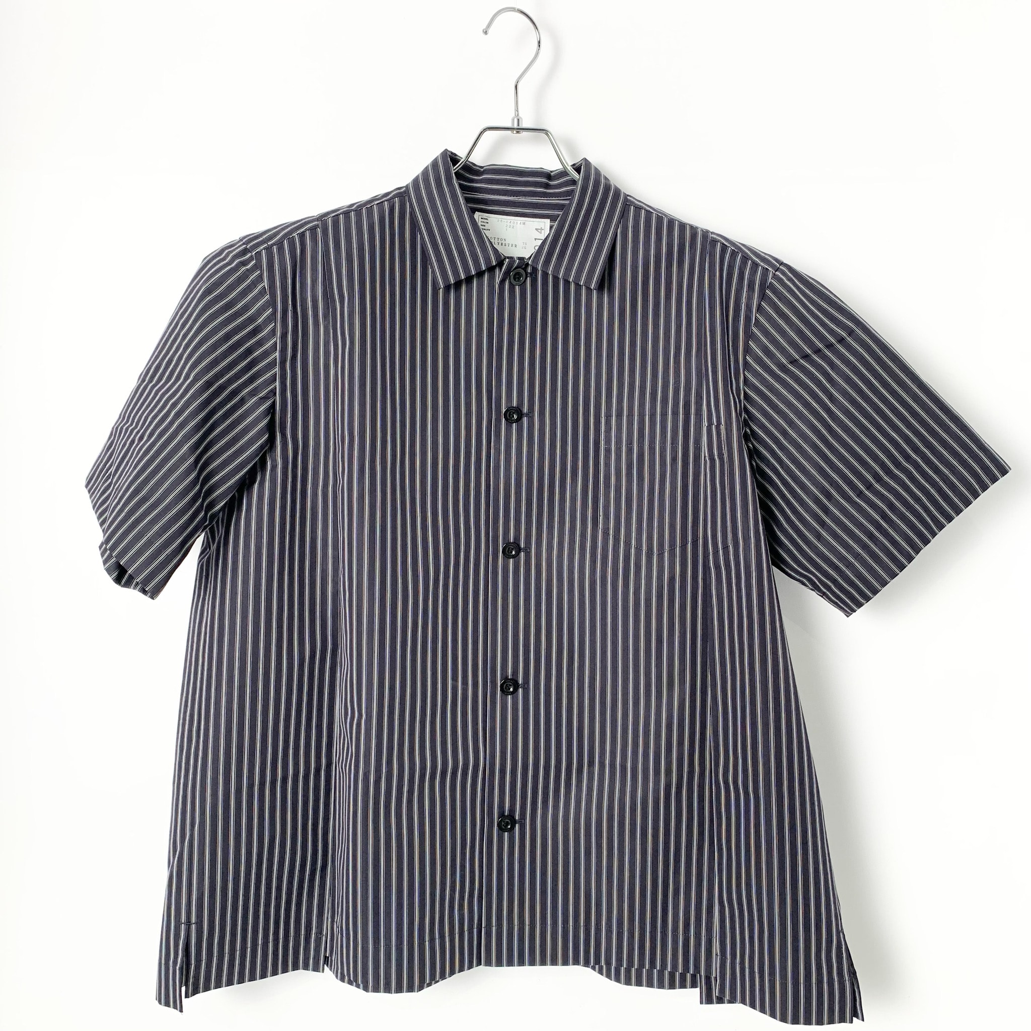 sacai Poplin Shirt "Navy Stripe"