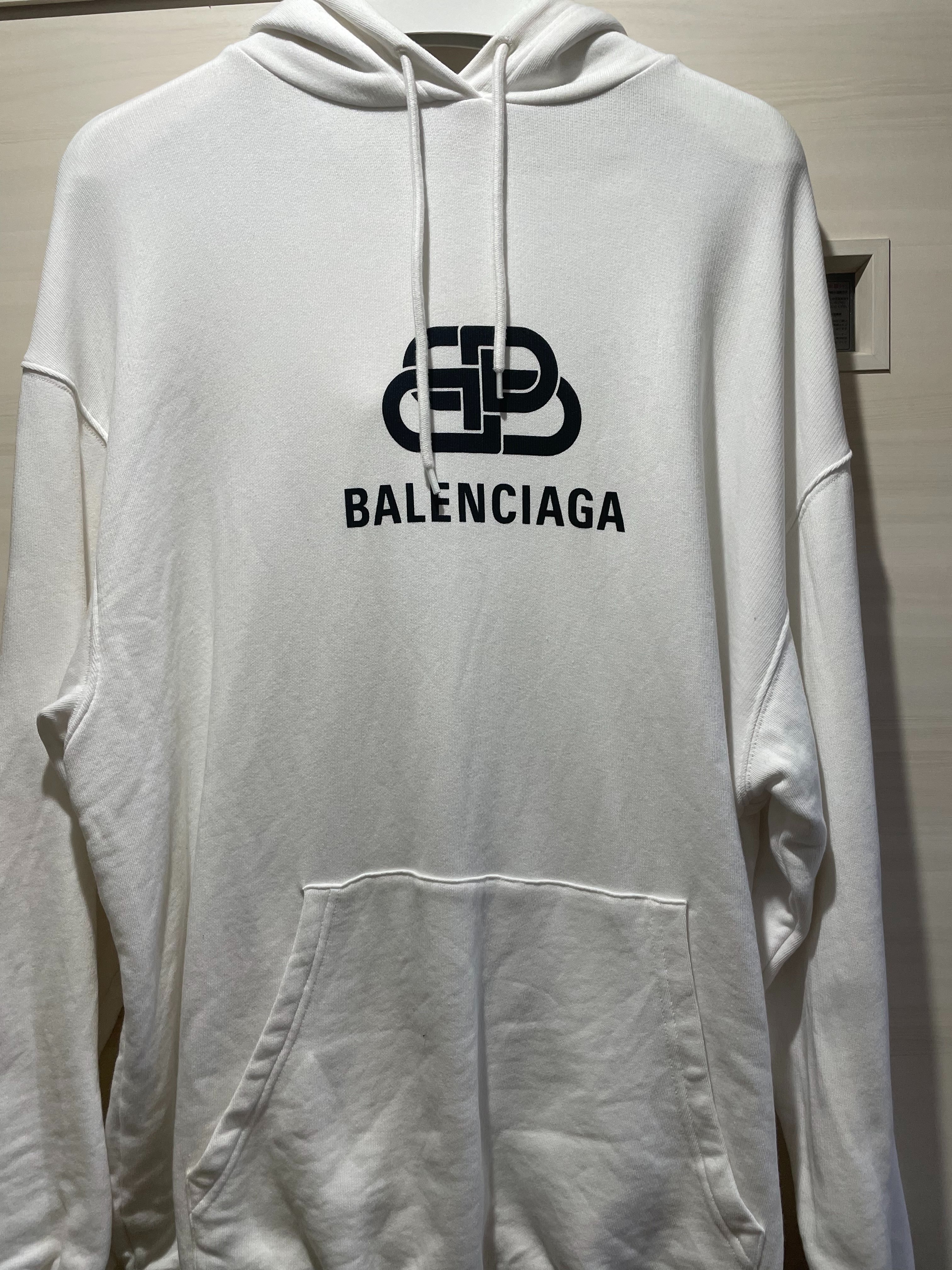 BALENCIAGA 19AW ニューBBロゴ フーディ