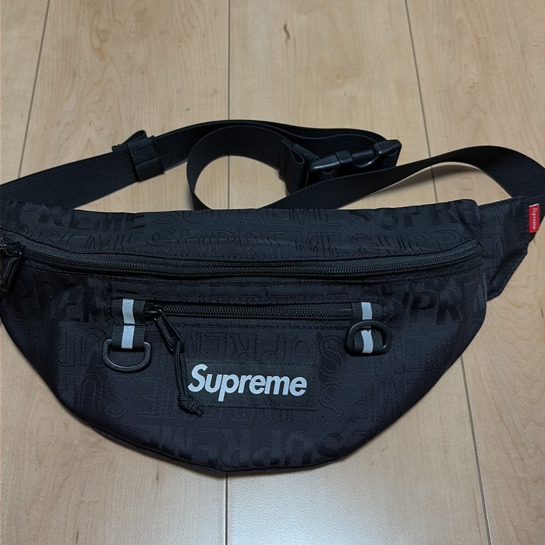 Supreme 19SS Waist Bag "Black"