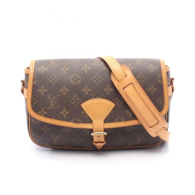 ルイ・ヴィトン LOUIS VUITTON ソローニュ ショルダーバッグ バッグ PVCコーティングキャンバス レザー モノグラム レディース ブラウン系 M42250 【中古】