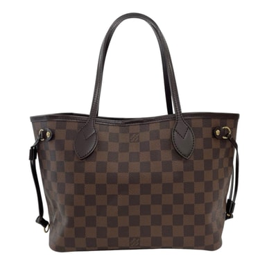 ルイヴィトン ネヴァーフルPM ダミエ トートバッグ ダミエキャンバス N51109 ブラウン レディース LOUIS VUITTON 中古