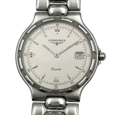 LONGINES ロンジン L1.614.4 コンクエスト デイト クォーツ メンズ 腕時計 C1394