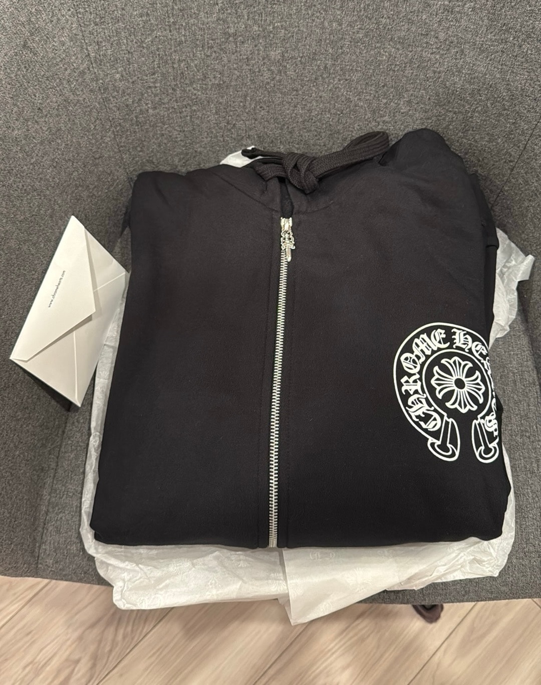 Chrome Hearts Horseshoe Zip Hoodie Tokyo Exclusive "Black"